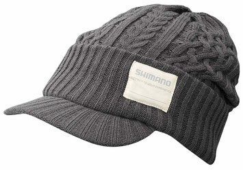 Шапка Shimano Knit Watch with Brim Regular ц:charcoal (2266-95-03) 2266-95-03 фото