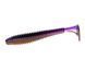 Виброхвост Flagman Mystic Fish Fat 3.3 #0531 Violet/Pearl White (FMFF33-0531) FMFF33-0531 фото