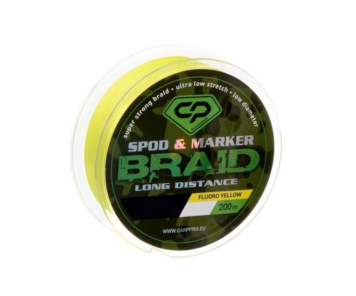 Шнур CARP PRO PE x4 0.16мм / 200 м флуоро-желтый (CPSM016) CPSM016 фото