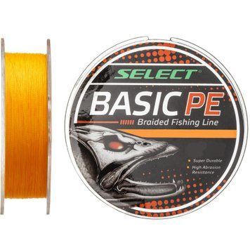 Шнур Select Basic PE (оранж.) 150м 0.16мм 8.3кг / 18lb (1870-27-74) 1870-27-74 фото