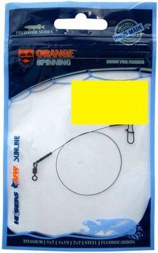 Повідець Ukrspin Orange Spin 16см 6кг(12lb)/0.25мм (1590-02-61) 1590-02-61 фото