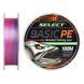 Шнур Select Basic PE (разноцв.) 100м 0.22мм 13.6кг / 30lb (1870-30-85) 1870-30-85 фото