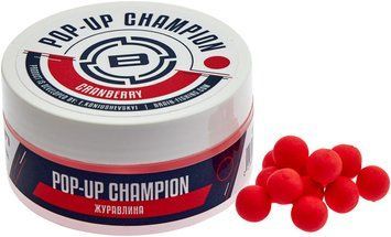 Бойлы Brain Champion Pop-Up Сranberry (клюква) 12мм 34г (1858-21-79) 1858-21-79 фото
