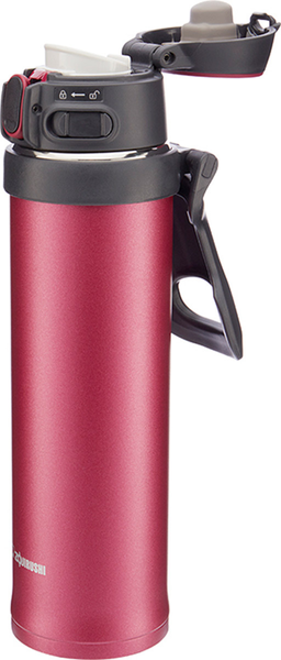 Термокружка ZOJIRUSHI SM-QAF60RK з перенесенням 0.6 л Червоний (1678-05-48) 1678-05-48 фото