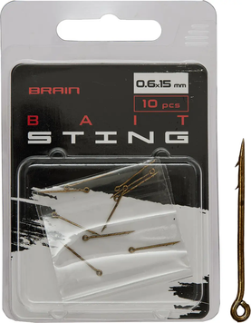 Стопори для бойлів Brain Bait Sting 0.6x15mm (10 шт/уп) SGXA-ST02H-6 (1858-24-88) 1858-24-88 фото