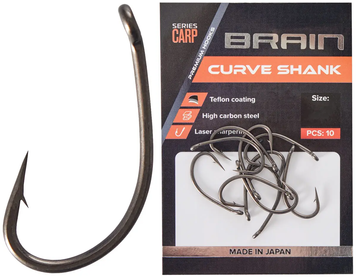 Гачок Brain Curve Shank #2 (10 шт/уп) (1858-80-13) 1858-80-13 фото