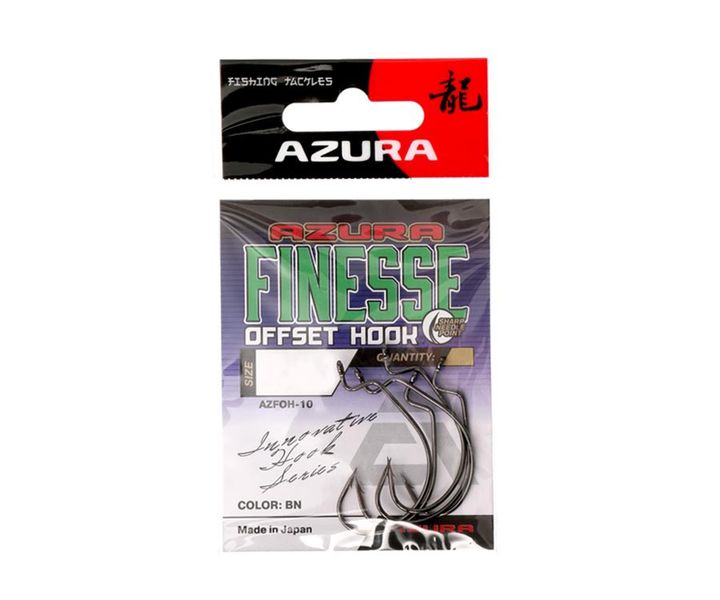 Гачки Azura Finesse Offset Hook №1 AZFOH-01 фото