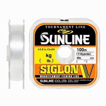 Леска Sunline Siglon V 100м 0.33мм 8кг/17lb (1658-04-06) 1658-04-06 фото