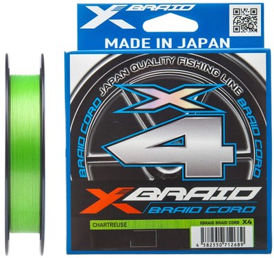 Шнур YGK X-Braid Braid Cord X4 150м #3.0/0.296мм 40lb/18.0кг (5545-03-97) 5545-03-97 фото