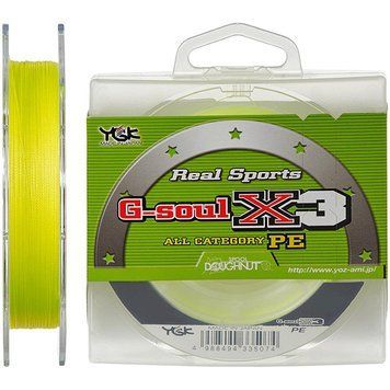 Шнур YGK G-Soul X3 (жовтий) 100м 0.135мм 5.2кг / 11.5lb (5545-01-91) 5545-01-91 фото