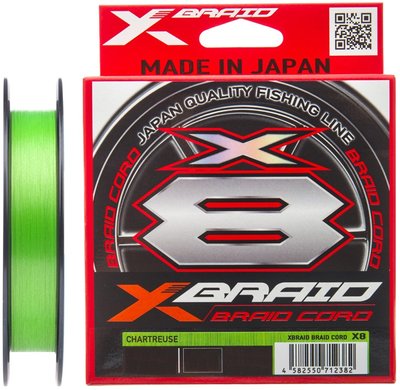 Шнур YGK X-Braid Braid Cord X8 150м #2.0/0.235мм 35lb/16.0кг (5545-03-95) 5545-03-95 фото