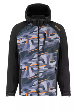 Куртка Viverra Softshell Infinity Hoody Black Camo Orange XL (РБ-2239060) 2239060 фото