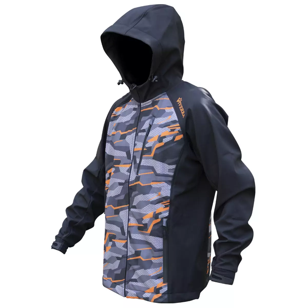 Куртка Viverra Softshell Infinity Hoody Black Camo Orange XL (РБ-2239060) 2239060 фото