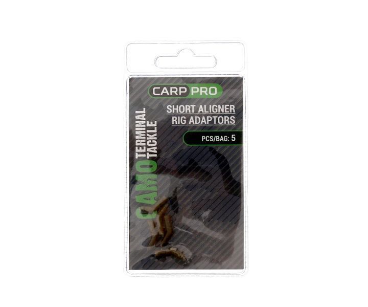 Адаптер ледащо Carp Pro Short Aligner Rig Adaptors Camo 5шт CP6505C фото