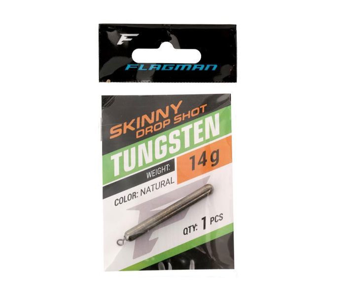 Грузилоило вольфрамовое Flagman Tungsten Skinny Drop Shot 14г FTSDS014 фото