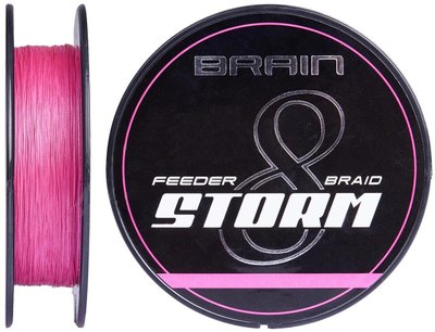 Шнур Brain Storm 8X (pink) 150м 0.06мм 8lb/3.8кг (1858-51-86) 1858-51-86 фото