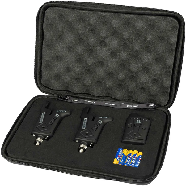 Набір сигналізаторів Brain Wireless Bite Alarm F-1 2+1 (1858-80-82) 1858-80-82 фото