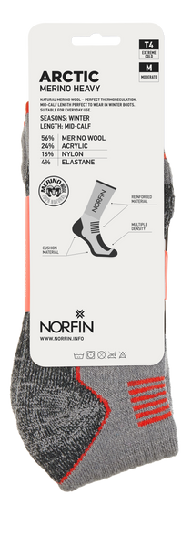 Носки Norfin T4M ARCTIC MERINO HEAVY LONG р.L (42-44) 304745-03L фото