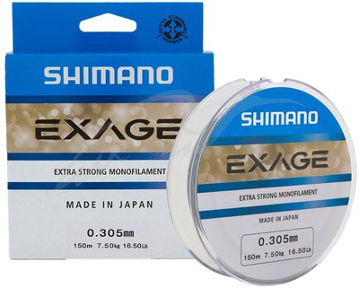 Волосінь Shimano Exage 150m 0.145mm 1.8kg/3lb (2266-75-34) 2266-75-34 фото