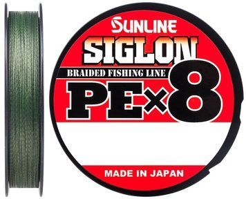 Шнур Sunline Siglon PE х8 250м (темн.-зел.) #10.0 130lb/60.0кг (1658-10-53) 1658-10-53 фото