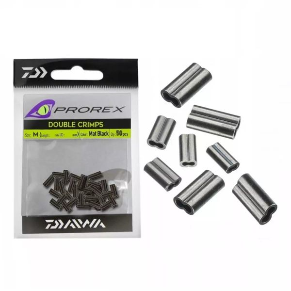 Обтискні трубочки Daiwa Prorex Double Crimps M (15408-300 / 723779) 723779 фото