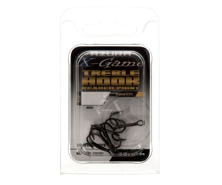Гачок Azura X-Game Beaked Point Treble Hook #10 (XGO-10) XGO-10 фото