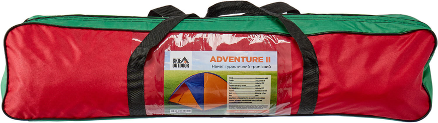 Намет Skif Outdoor Adventure II, 200x200 см (3-х местная), к:orange-blue (389-00-88) 389-00-88 фото