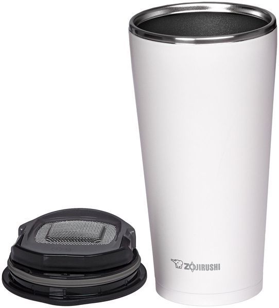 Термостакан ZOJIRUSHI SX-FSE45WA із ситечком 0.45 л Білий (1678-05-34) 1678-05-34 фото