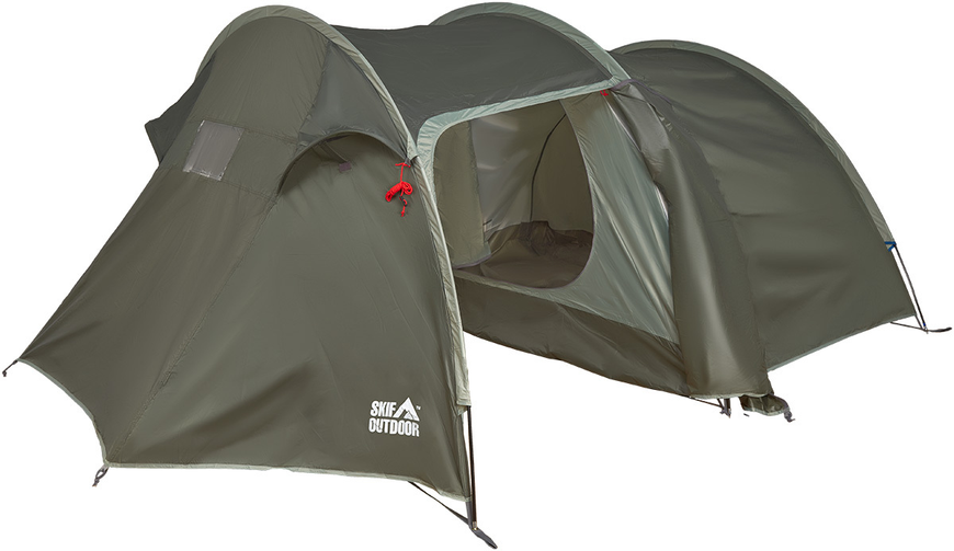 Палатка Skif Outdoor Askania 4, 180+220x240x120 см, (4-х местная), к:green (389-02-42) 389-02-42 фото