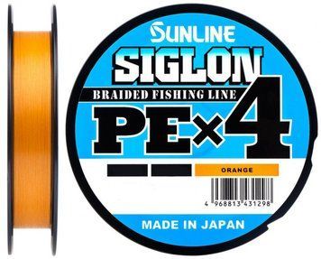 Шнур Sunline Siglon PE х4 300m (оранж.) 0.171mm 16lb/7.7kg (1658-09-53) 1658-09-53 фото