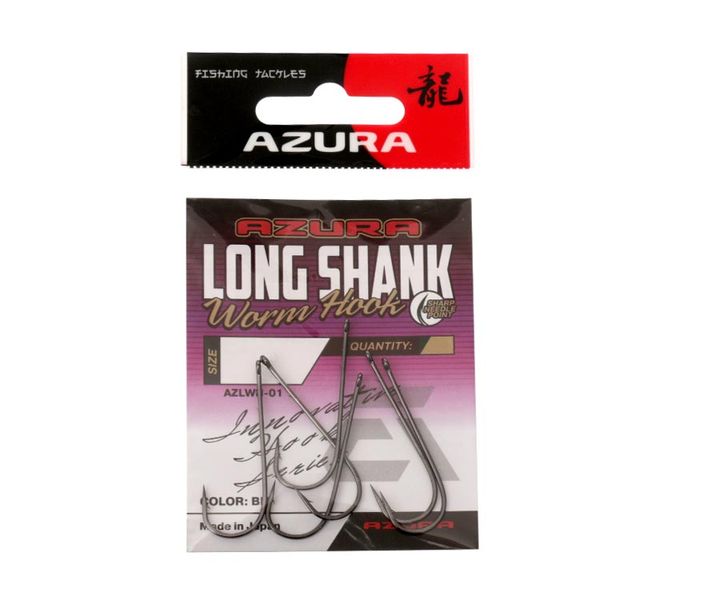 Azura Long Worm Hook #1 AZLWH-01 фото