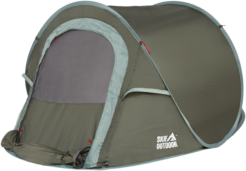 Палатка Skif Outdoor Olvia 2, 235x140x100 см, (2-х местная), к:green (389-02-43) 389-02-43 фото