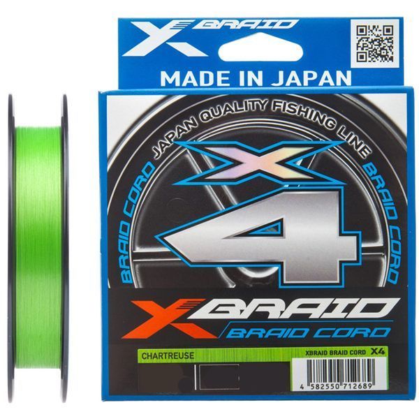 Шнур YGK X-Braid Braid Cord X4 150м 0.121мм 4.5кг/10lb (5545-03-10) 5545-03-10 фото