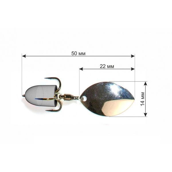 Мандула ДнепрСвинец Active M 50 мм ц:103 (MDA-M-103) MDA-M-103 фото