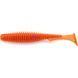 Силикон Fishup U-Shad 3.5" (8pcs.), #049 - Orange Pumpkin/Black (10087120) 10087120 фото
